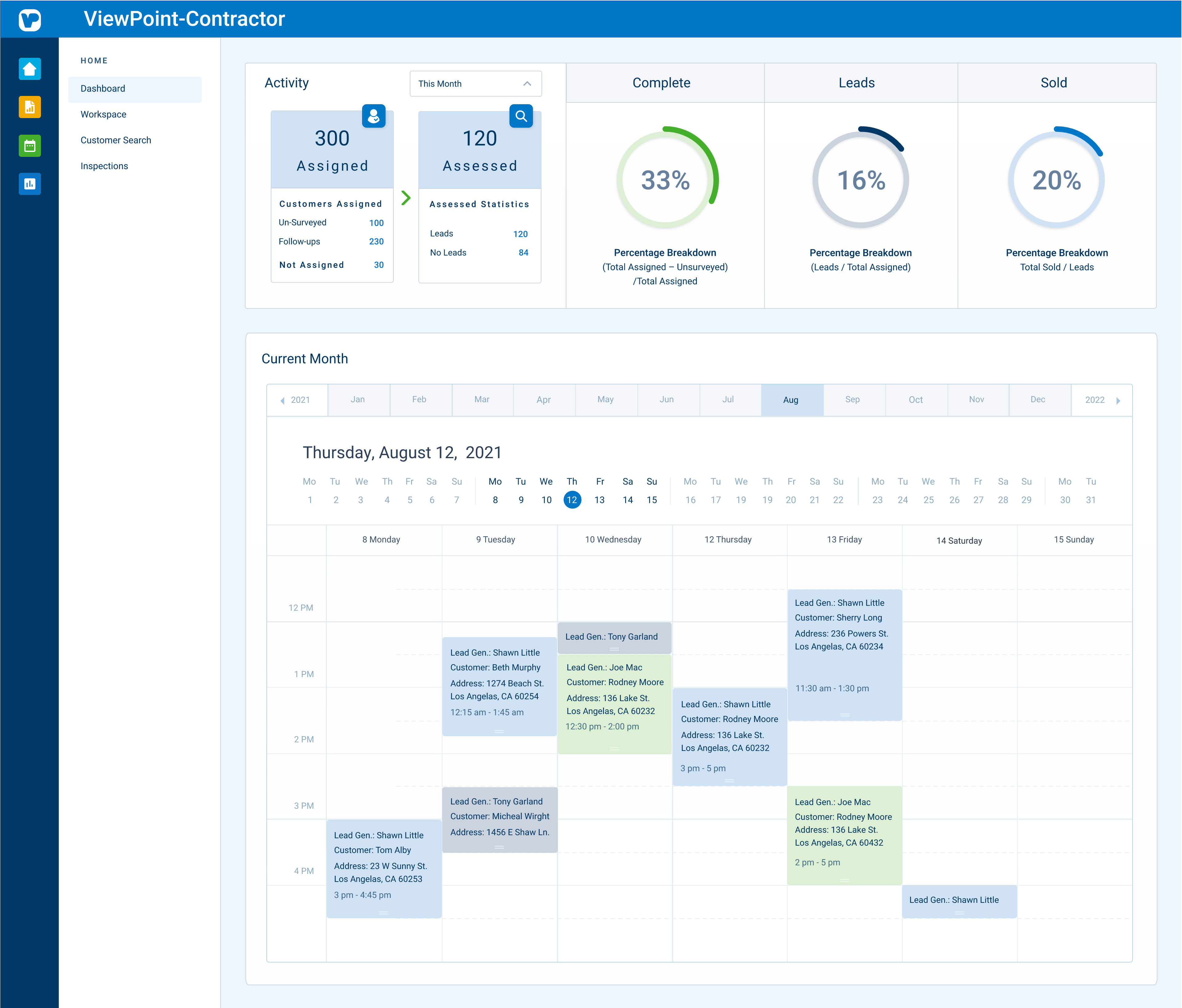 Willdan Viewpoint Contractor Dashboard V2